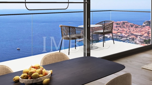 Apartment 56 m2 PANORAMIC SPECTACULAR VIEW ON HISTORIC DUBROVNIK AND THE SEA - Exclusive sale IMB Real Estate